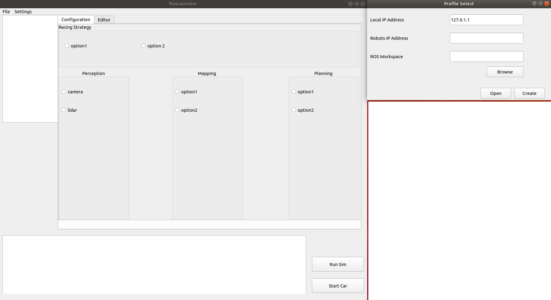 Full GUI for First demo